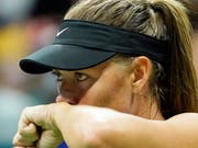 Ihre Zeit ist abgelaufen: Maria Scharapowa (Bild: KEYSTONE/EPA/RAY STUBBLEBINE)