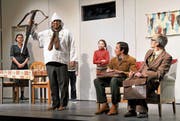 Die Theatergesellschaft Buochs hatte mit dem Stück «Die Schweizermacher» 29 Mal volles Haus. (Bild: Romano Cuonz, Buochs, 12.1.2019)