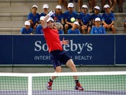 Auch im Einzel wieder erfolgreich: Andy Murray beim Rafa Nadal Open auf Mallorca im Einsatz (Bild: KEYSTONE/EPA EFE/CLARA MARGAIS)