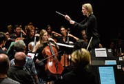 Einmal mitten unter den Musikern zuhören: Beim «40min»-Format geht das.Bild: Peter Fischli/LF (Luzern, 27. August 2019)