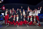 Alle Medaillengewinner auf einem Foto vereint. (Bild: Swiss Skills)