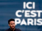 Neymar, der wohl vor einer Rückkehr zu Barcelona steht, spielt einen Mönch (Bild: KEYSTONE/EPA/IAN LANGSDON)