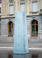 Das neue Wasserspiel in seiner ganzen Pracht. (Bild: Maria Schmid, Zug, 29. August 2019)