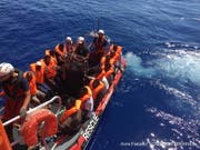 Nicht nur Kriege und Perspektivlosigkeit haben Einfluss auf die Migration, sondern auch Klimaveränderungen (Archivbild vom Mittelmeer vor der libyschen Küste). (Bild: KEYSTONE/EPA SOS MEDITERRANEE/AVRA FIALAS HANDOUT)