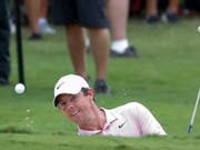 Rory McIlroy zeigt in Crans-Montana seine Kunst (Bild: KEYSTONE/EPA/ERIK S. LESSER)