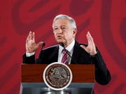 Der mexikanische Präsident Andrés Manuel López Obrador sagte am Donnerstag, dass Spionagegeräte in seinem Amtssitz gefunden worden seien. (Bild: KEYSTONE/EPA EFE/JOSE MENDEZ)