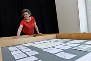 Zsuzsanna Gahse stellt ihre Schriftbilder im Kunstraum Kreuzlingen erstmals öffentlich aus. (Bild: Donato Caspari)