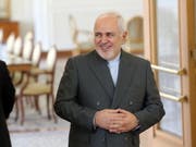 Der iranische Aussenminister Mohammed Jawad Sarif ist selber von US-Sanktionen betroffen. (Bild: KEYSTONE/EPA/ABEDIN TAHERKENAREH)