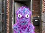 Das Cookie Monster ist als eines der zentralen Themen in der Ausstellung «Honky Tonk Calamity >< Ms. Fortune on the Links» von US-Künstler Stefan Tcherepnin vertreten. (Bild: Kunsthalle Zürich)