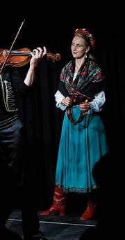 Die vier Damen von der Puszta Company rissen ihr Publikum mit einem feurigen Musikbouquet mit.Bild: Stefan Kaiser (Baar, 29. August 2019)