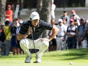 Rory McIlroy geht mit nur einem Schlag Rückstand auf die Spitze ins Wochenende (Bild: KEYSTONE/ALEXANDRA WEY)