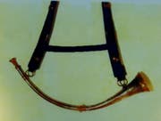 Dieses Harsthorn aus dem 16. Jahrhundert entwendete Stéphane Breitwieser im November 2001 aus dem Wagner-Museum. Der Wert wird auf 100’000 Franken beziffert. (Archivbild LZ)