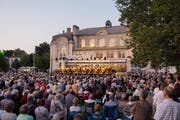 Stimmungsvoll: Das Open Air des St. Galler Sinfonieorchesters. (Bild: Hanspeter Schiess (30. August 2019))