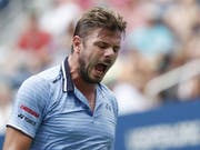 Mit einer Energieleistung in die Achtelfinals: Stan Wawrinka ist beim US Open weiter ein Titelkandidat (Bild: KEYSTONE/EPA/JUSTIN LANE)