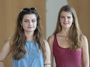 Ronja Jansen (rechts) hat sich gegen Mia Jenni mit nur einer Stimme Vorsprung durchgesetzt. (Bild: KEYSTONE/GEORGIOS KEFALAS)