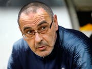 Noch nicht an der Seitenlinie: Juventus-Trainer Maurizio Sarri laboriert noch an den Folgen einer Lungenentzündung (Bild: KEYSTONE/AP/MICHAEL PROBST)