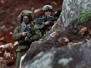 Israel verstärkt seine Verteidigungsmassnahmen an der Grenze zum Libanon. (Bild: KEYSTONE/AP/HUSSEIN MALLA)