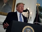 US-Präsident Donald Trump ist in seiner Ansprache an die Nation am Montag ein Fehler mit den Orten der jüngsten Attacken unterlaufen. (Bild: KEYSTONE/AP/EVAN VUCCI)