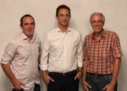 Beda Schlumpf, Rainer Leemann und Gilbert Chapuis (von links). (Bild: PD)