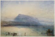 The Blue Rigi, Sunrise (1842) ist das einzige Bild der Rigi-Trilogie, das zurzeit im Luzerner Kunstmuseum zu sehen ist. Es gehört der Tate Gallery in London. (Bild Tate)