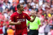 Bleibt Xherdan Shaqiri in Liverpool? (Robbie Jay Barratt/Freshfocus (London, 04. August 2019)