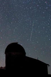 Flüchtige Schönheit: Meteor. (Bild: Keystone)