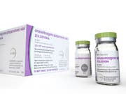 Kostet gut 2,1 Millionen US-Dollar: Das Einmal-Medikament Zolgensma gegen tödlichen Muskelschwund bei Babys. (Bild: KEYSTONE/AP Novartis)