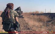 Kämpfer des «Islamischen Staates» in Syrien. (Bild: AP/Islamic State Militant Website)