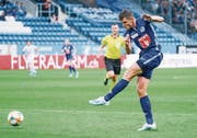 Schürpf-Schüsse: Das wollen die FCL-Fans am Donnerstagabend sehen. (Bild: Martin Meienberger/Freshfocus, Luzern, 28. Juli 2019)