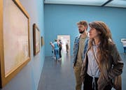 Marianna Iozzino und Alessandro Mazzoni studierten Kunst in Mailand und sind wegen Turner nach Luzern gekommen. (Bild: Corinne Glanzmann, Luzern, 7. August 2019)