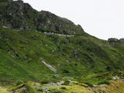 Die Unfallstelle am Sustenpass. (Bild: Brigitte Büchel/Tele 1, Sustenpass, 7. August 2019)