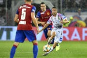Der FC Basel lief dem meistens hinterher. (KEYSTONE/Walter Bieri)