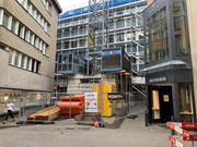 Die ehemalige Metro-Boutique wird umgebaut. (Bild: Daniel Wirth)