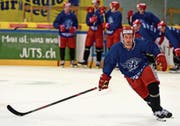 Michael Loosli wechselte im Sommer vom HC Thurgau fix zu Rapperswil-Jona, wo er nun versucht, in der National League Fuss zu fassen. (Bild: Silvano Umberg)