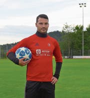 Manuel Dahinden nimmt seine fünfte Spielzeit auf dem Willisauer Schlossfeld in Angriff. Bild: Michael Wyss (Willisau, 6. August 2019)