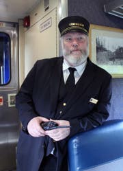 Zugführer George Huling ist im «Denali Star Train» für die Sicherheit zuständig. Bild: mauritius images