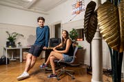 Patrick «Karpi» Karpiczenko und Natascha Beller: Beim Dreh ihres ersten Kinofilms profitierten sie von ihrer jahrelangen Fernseherfahrung. (Bild: Claudi Thoma, 6. August 2019)