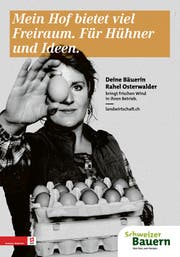 Rahel Osterwalders Plakat für die neue Kampagne des Bauernverbandes. (Bild: ZVG)