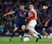 Der einflussreichste Schweizer in der Premier League: Granit Xhaka beim FC Arsenal (Keystone)