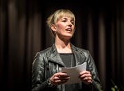 Diana Gutjahr am SVP-Frühlingsfest im Pentorama Amriswil. (Bild. Andrea Stalder)