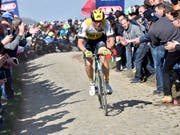 Der Belgier Sep Vanmarcke gewann das Eintagesrennen Bretagne Classic (Bild: KEYSTONE/EPA L'EQUIPE POOL/BERNARD PAPON / POOL)