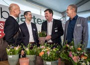 FDP-Nationalrat Hansjörg Brunner ist präsent in der Öffentlichkeit, zum Beispiel bei der Eröffnung der Messe am See 2019 in Arbon. (Bild: Reto Martin)