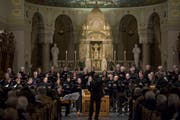Der Tablater Konzertchor in der Kirche St.Maria Neudorf: Die erste Chornacht entstand under anderem aus Initiative dieses Chores. (Bild: Urs Jaudas - 22. Februar 2014)