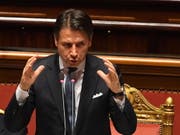 Der italienische Senat hat der neuen Regierung von Ministerpräsident Giuseppe Conte das Vertrauen ausgesprochen. (Bild: KEYSTONE/EPA ANSA/MAURIZIO BRAMBATTI)