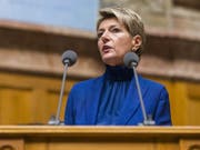 Die E-ID bleibt umstritten: Justizministerin Karin Keller-Sutter warb im Nationalrat erfolglos für Kompromisse. (Bild: KEYSTONE/ALESSANDRO DELLA VALLE)