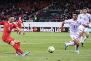 Debütierte gegen Gibraltar: Ruben Vargas (links). (Bild: Keystone)