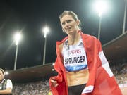 Lea Sprunger zeigte sich vor den Weltmeisterschaften in guter Form (Bild: KEYSTONE/JEAN-CHRISTOPHE BOTT)