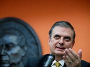 «Positive und freundschaftliche» Gespräche mit US-Regierungsvertretern: Mexikos Aussenminister Marcelo Ebrard. (Bild: KEYSTONE/EPA/SHAWN THEW)