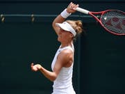 Viktorija Golubic siegte trotz einem Fehlstart (Bild: KEYSTONE/EPA/FACUNDO ARRIZABALAGA)