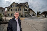 Gemeindepräsident Franz Zemp im Dorfzentrum von Buttisholz. (Bild: Pius Amrein, 27. März 2018)